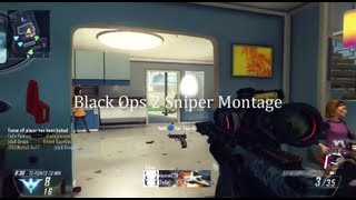 FaZe Pamaj First Black Ops 2 Sniper Montage [upl. by Edmondo]