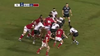 Josua Tuisova powers over for Fiji  Pacific Nations Cup 2019 [upl. by Amelina132]