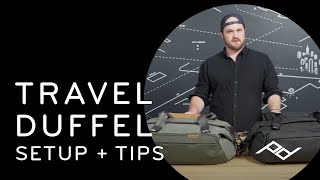 Peak Design Travel Duffel 35L Setup amp Tips [upl. by Ames258]