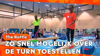 SUPERSNELLE TURN ESTAFETTE 🤸🏿‍♂️  BATTLE TURNEN  ZAPPSPORT [upl. by Euqinemod]