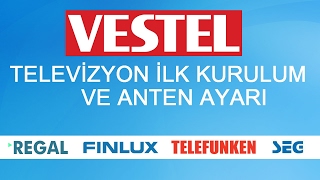 VESTEL TV KURULUMU VE ANTEN AYARI [upl. by Norrie317]