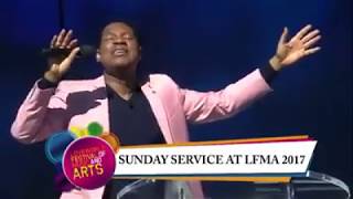 Jerry K  The Air I Breathe with Pastor Chris at LFMA Live Performance [upl. by Nrublim750]