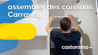 Comment assembler des caissons de cuisine Carraway Goodhome  Castorama [upl. by Adnima]