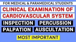 CARDIOVASCULAR SYSTEM EXAMINATION  CLINICAL LAB  PHYSIOLOGY PRACTICALS [upl. by Dahsar850]