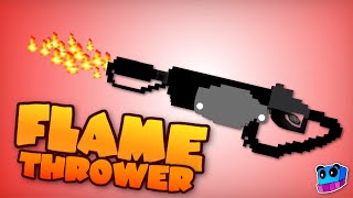 How To Make Flamethrowers in Minecraft Tutorial [upl. by Lecirg564]