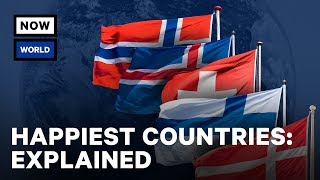 Happiest Countries In The World Explained  NowThis World [upl. by Ogir597]