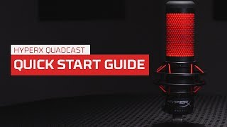 How to Use the HyperX QuadCast Microphone [upl. by Ahseinod882]