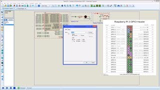 Proteus and Raspberry Pi GPIO Programming [upl. by Loesceke]