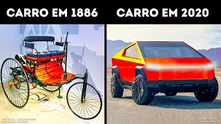 A Evolução dos Carros ao Longo de 100 Anos [upl. by Odlanier793]