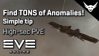 EVE Online  Simple tip to find Highsec Anomalies [upl. by Bopp]