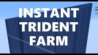 Minecraft Elegance Instant Trident Farm Java 116120 [upl. by Darreg352]