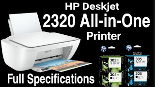 HP Deskjet 2320 All in One Printer Full specifications and Review [upl. by Tterrej857]