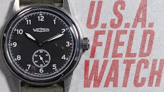 Weiss 38mm Standard Issue Field Watch Review  Walkthrough [upl. by Herold]