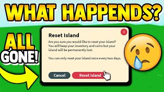 What happends when you RESET your island❌ Roblox IslandsSkyblock [upl. by Akeret]