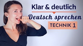 1 KLAR UND DEUTLICH SPRECHEN  Richtig Deutsch sprechen  Aussprache Übungen  Sprechtraining [upl. by Price221]