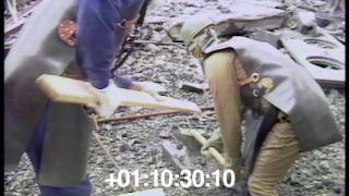 Chernobyl Cleaning the roofs Soldiers reservists 1986 [upl. by Hgieloj]