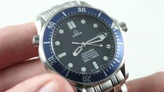 Omega Seamaster Diver 300m JAMES BOND 007 25318000 Professional Luxury Watch Review [upl. by Timofei]