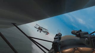 Warplanes WW1 Fighters Gameplay on Oculus Quest 2 [upl. by Nnahgiel]