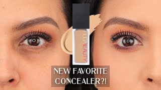 NEW CONCEALER ALERT 🚨A NEW HOLY GRAIL 🤯 HUDA BEAUTY FAUXFILTER CONCEALER  REVIEW  WEAR TEST [upl. by Poppy]