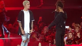 Justin Bieber feat Jaden Smith  Never Say Never LIVE AT MADISON SQUARE GARDEN July 19 [upl. by Bickart]