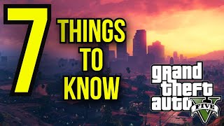 7 Things to Know Before Playing the GTA 5 Story Mode 2021 [upl. by Yllim228]