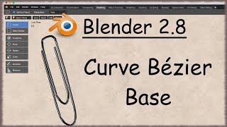 Blender 28  47  Curve Bezier [upl. by Kohl]