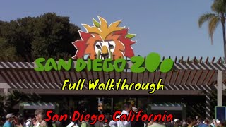 San Diego Zoo Full Tour  San Diego California [upl. by Durgy]