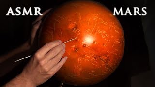 ASMR 1hr Exploring Mars  History amp Globe Tracing  Drawing Martians [upl. by Novello839]