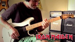 Iron Maiden  Powerslave Guitar Cover [upl. by Valerlan]