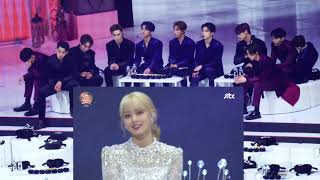 SEVENTEEN  BTS react to TWICE Melting  Feel Special  GDA 2020 [upl. by Raphaela]