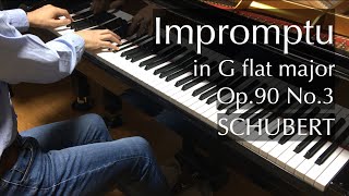 Schubert  Impromptu in G flat major Op 90 No 3  pianomaedful [upl. by Ocsisnarf673]