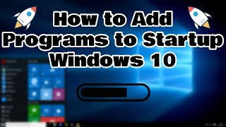 How to Add Programs to Startup in Windows 10 [upl. by Itnava]