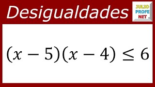 DESIGUALDADES CUADRÁTICAS  Ejercicio 3 [upl. by Lilac]