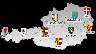 Lerne die Bundesländer Österreichs amp Hauptstädte CampC [upl. by Bowyer657]