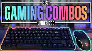 Top 5 Gaming Keyboard and Mouse Combos under 30 [upl. by Wahkuna]