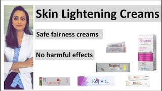 Safe skin lightening creams how to reduce dark spots  best fairness creams  dermatologist [upl. by Iorio530]