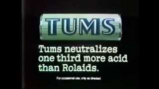 Tums Tablets Commercial 1979 [upl. by Ardnal167]