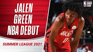 2 Pick Jalen Green BALLS OUT in NBA Debut 23 PTS 🚀 [upl. by Trinatte894]