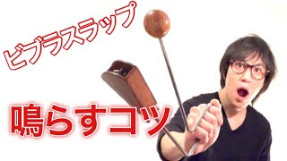 ビブラスラップを鳴らすコツ！ How to play vibraslap [upl. by Asimaj903]