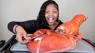 GIANT 15LB LOBSTER MUKBANG [upl. by Yrakaz147]