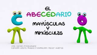 El Abecedario en español Mayúsculas y minúsculas The ABC Childrens Songs [upl. by Stochmal726]