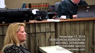 November 17 2014 Small Claims hearing SCSC015523 [upl. by Ardyaf]