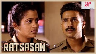 Vishnu Vishal Movies  Ratsasan Movie  Suspect revealed to be a psycho  Suzane George [upl. by Rexanna]